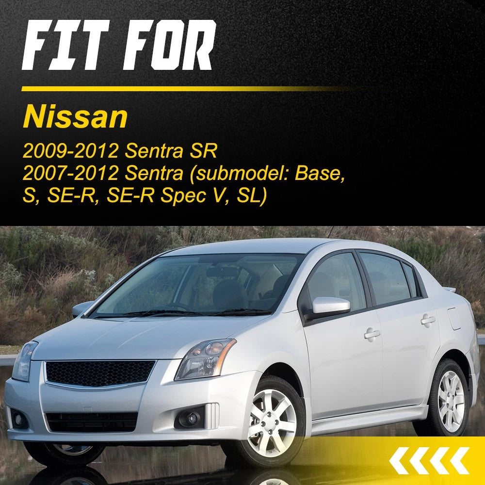 Set of 2 Bumper Brackets for Nissan Sentra (2007–2012)