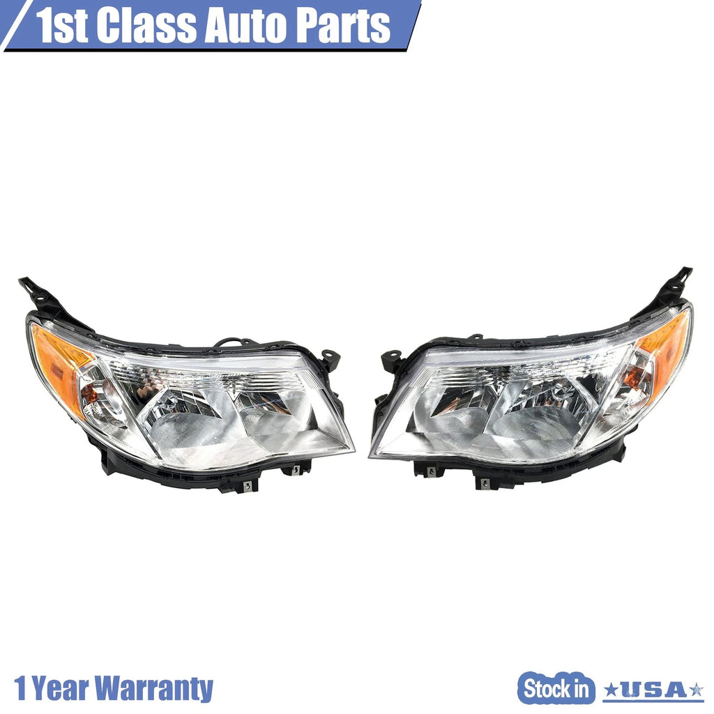 Set of 2 Headlamps for Subaru Forester (2009-2013)