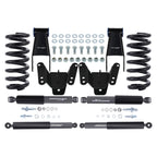 Lowering Kit 2" Front 4" Rear w/ Shock & Coil Spring for Chevy GMC C10 C15 (1973–1987)