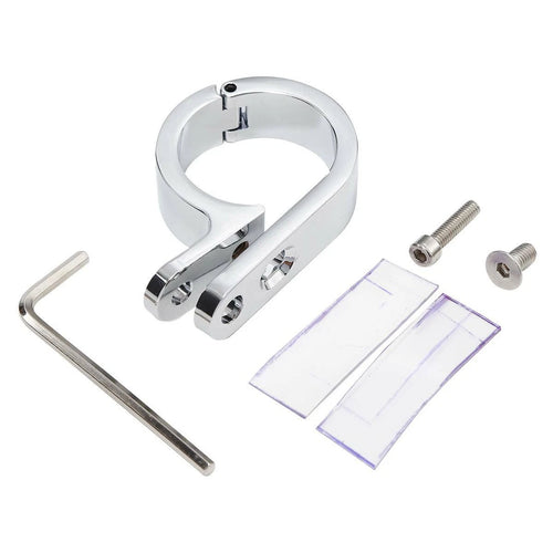 1 1/4" Chrome Universal Handlebar Mounts Clamp for Harley Suzuki