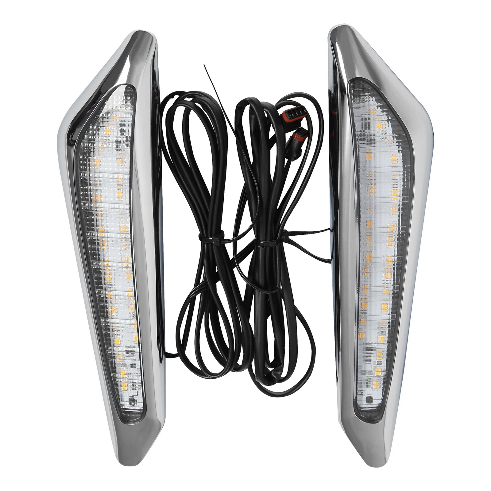 LED Amber Front Brake Fork Mounted Lights for Honda GL1800 (2018–2025)