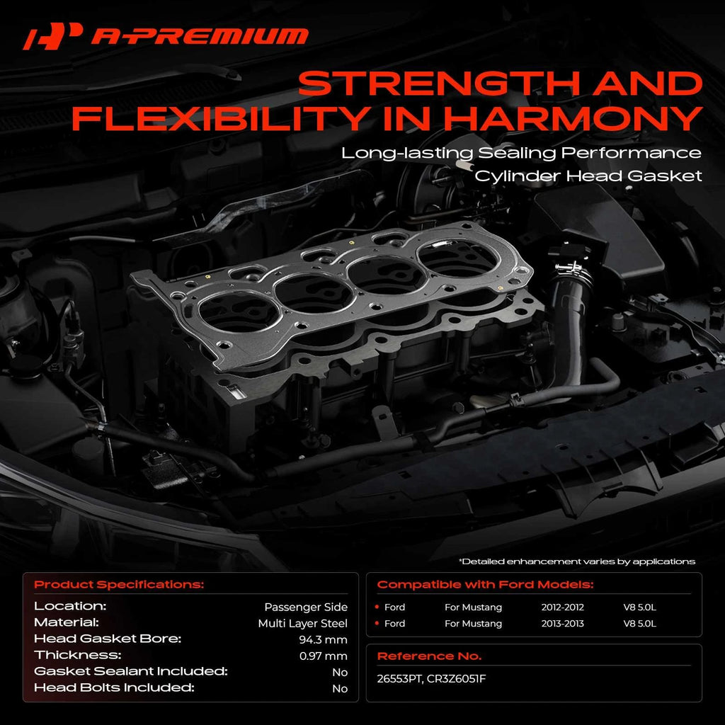 Multi Layer Steel Cylinder Head Gasket for Ford Mustang (2012-2013)