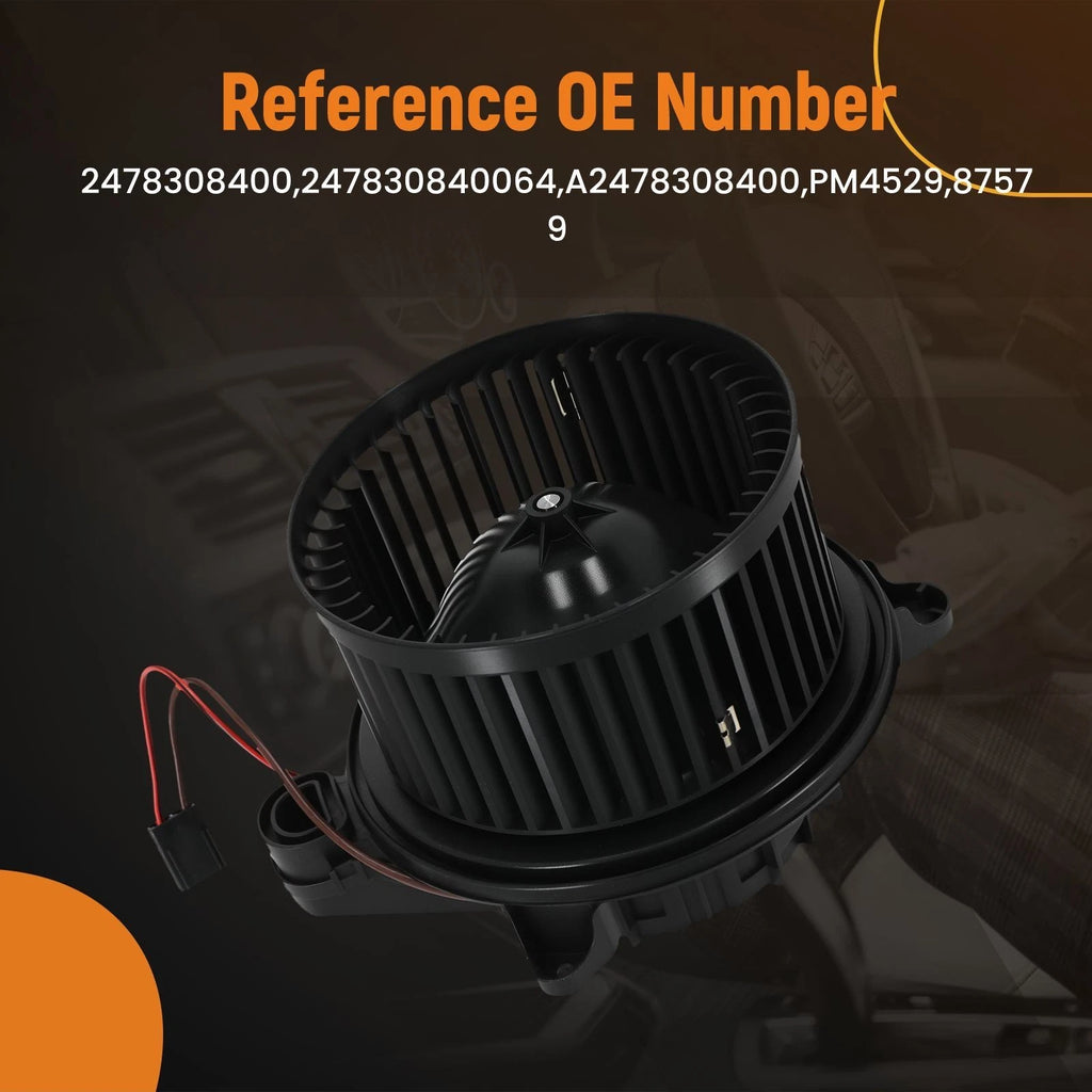 HVAC Blower Motor with Fan Cage for Mercedes-Benz EQB GLB (2020–2023)