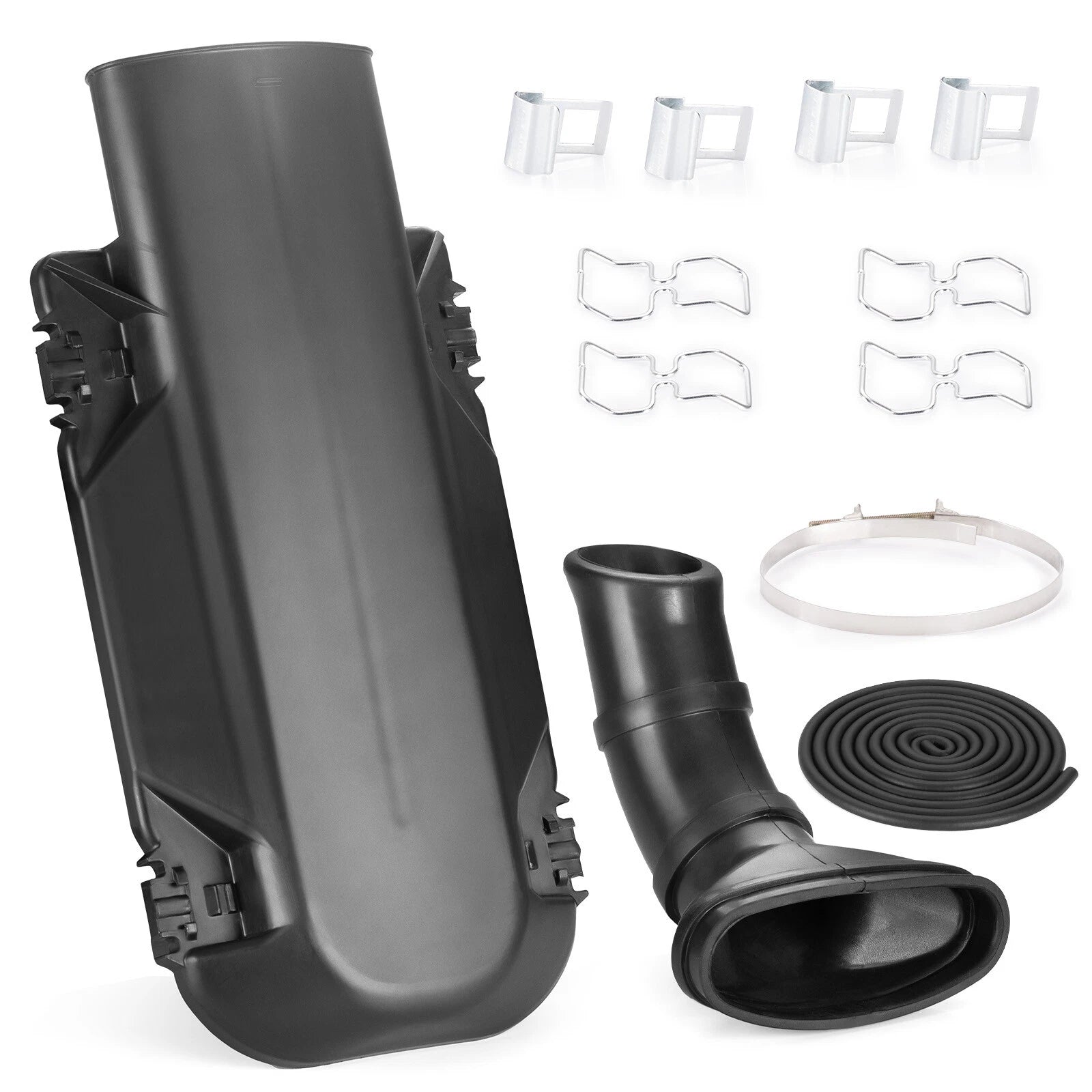 Air Box Lid Cover Cap + Seal + Clip + Clamp + Duct Boot for Yamaha Banshee 350 (1987–2006)