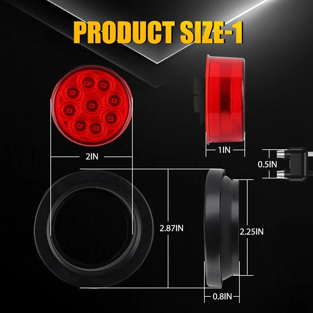 LED Running Board Step Light Kit for Chevy Dodge GMC Ford Trucks (Crew Cabs)