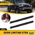Set of 4 Door Straps for Jeep JK Wrangler JL JT (2007–2021)