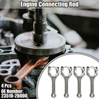 4pcs Engine Connecting Rod for Kia Soul Rio 1.6L (2010–2018) No. 23510-2B000