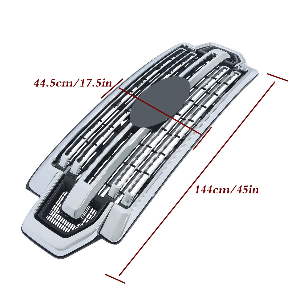 Chrome Front Grille for Ford F250 F350 (2020–2022) Super Duty