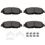 Front Ceramic Brake Pads Kit for Toyota Avalon (2019–2022), Camry (2018–2026) D2076
