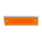 Amber LED Dual Function Side Marker Lights w/ Trim for Chevy C10 (1981–1986)