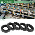 Set of 5 Oil Seal Rotary Shaft Seal NBR Rubber 18x28x7mm