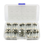 Set of 6x30mm Quick-Blow Glass Tube Fuses Assorted Kit