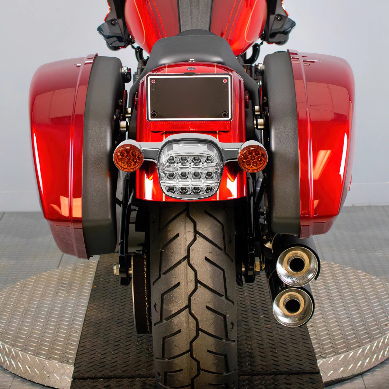 LED Rear Brake Turn Signal Tail Light for Harley Low Rider FXLR (2018–2020)