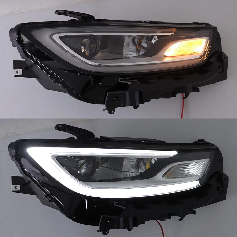 Right Side Headlight for Chrysler Pacifica (2021–2023) Clear Lens Black