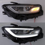 Right Side Headlight for Chrysler Pacifica (2021–2023) Clear Lens Black