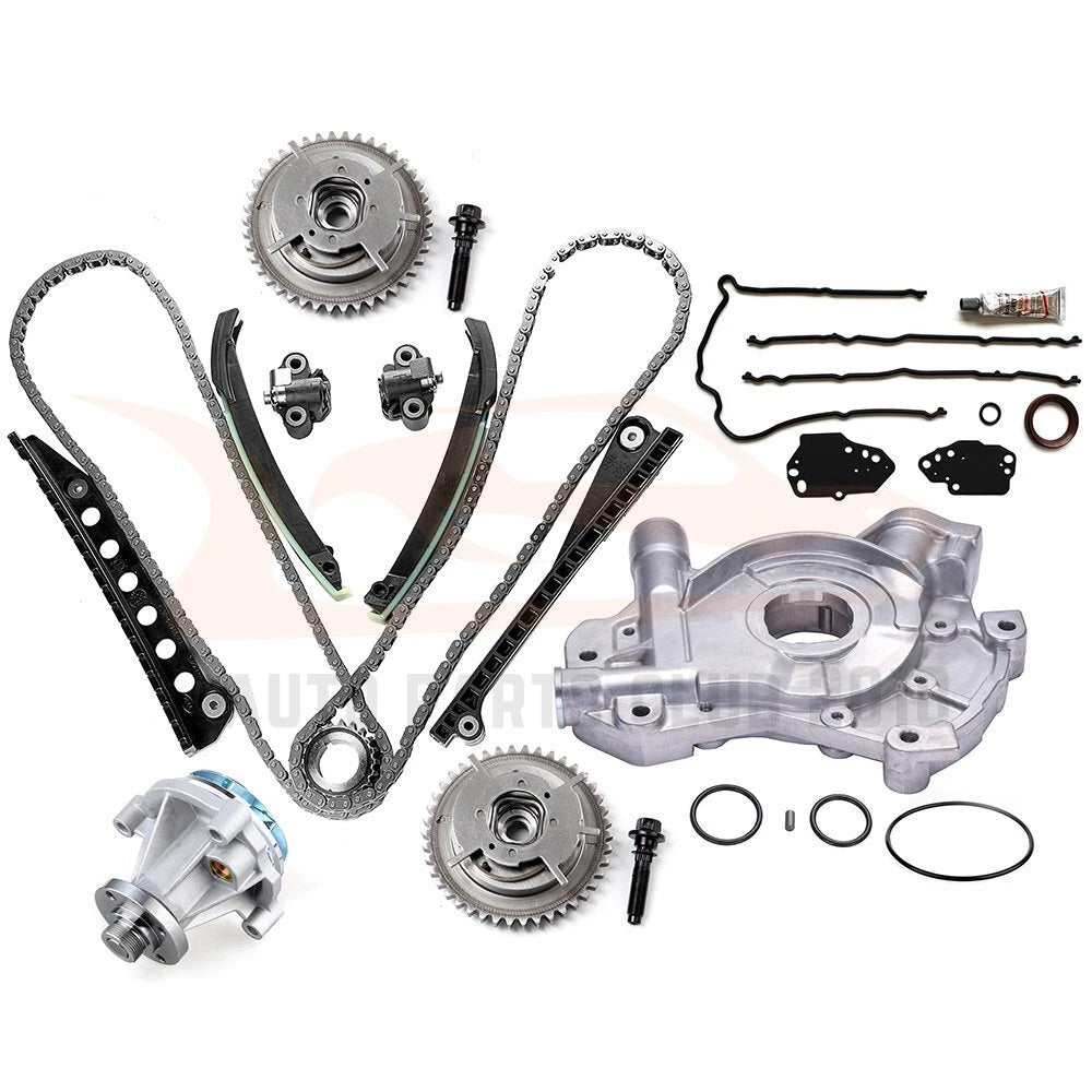 Timing Chain Cam Phasers Water Oil Pump Kit for Ford F-350 Super Duty (2005–2008)