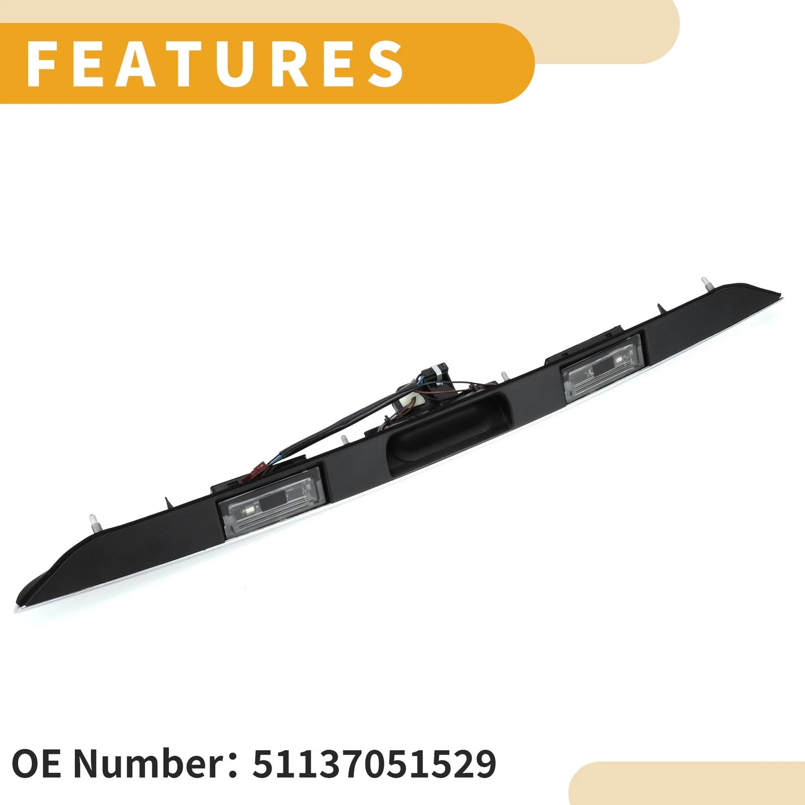 Tailgate Trunk Release Switch for BMW 540i 528i (1999–2003) No. 51137051529