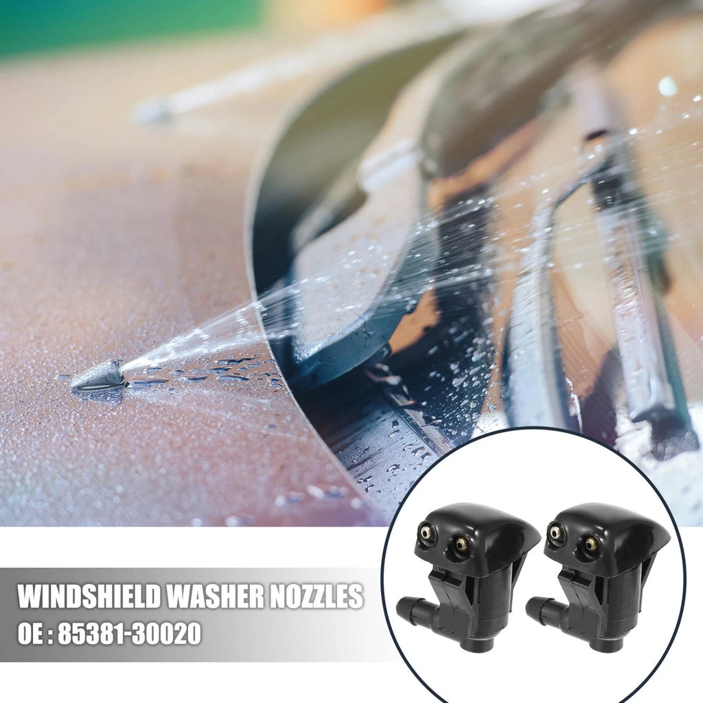Set of 4 Windshield Washer Nozzles for Toyota Corolla (Replaces 85381-30020)