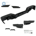 Black Steel Rear Bumper for GMC Canyon, Chevrolet Colorado (2004–2007)