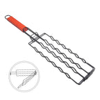 Grill Basket for BBQ Hot Dog Vegetable Meat Cooking Tool