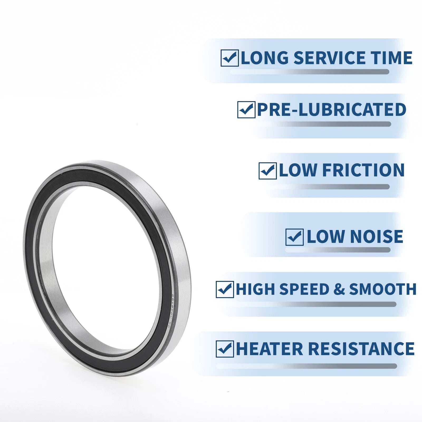 Deep Groove Ball Bearing 6818DDU for Scooter Skateboard Wheel (90x115x13mm)
