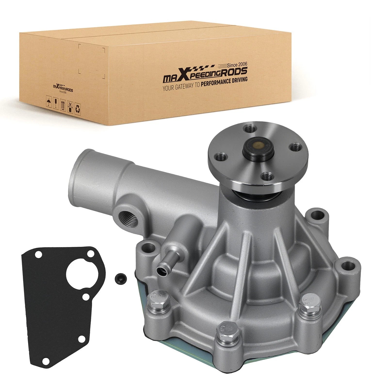 Cooling Water Pump for Caterpillar DP50 (2010–2015) Aluminum Case