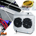 2-Row Aluminum Radiator w/Fan Shroud for Ford F150/F250 (1968–1979)