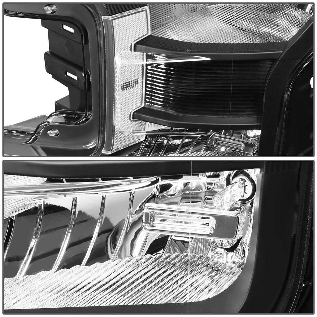 Headlight for Ford F150 (2018–2020) Black/Clear Signal Driving Lamp