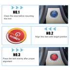 Engine Start Stop Button Cover for Toyota Crown Royal AWS21 (2012–2018) Red