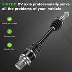 CV Axle Shaft Set for Yamaha Grizzly 350 (2007–2011)