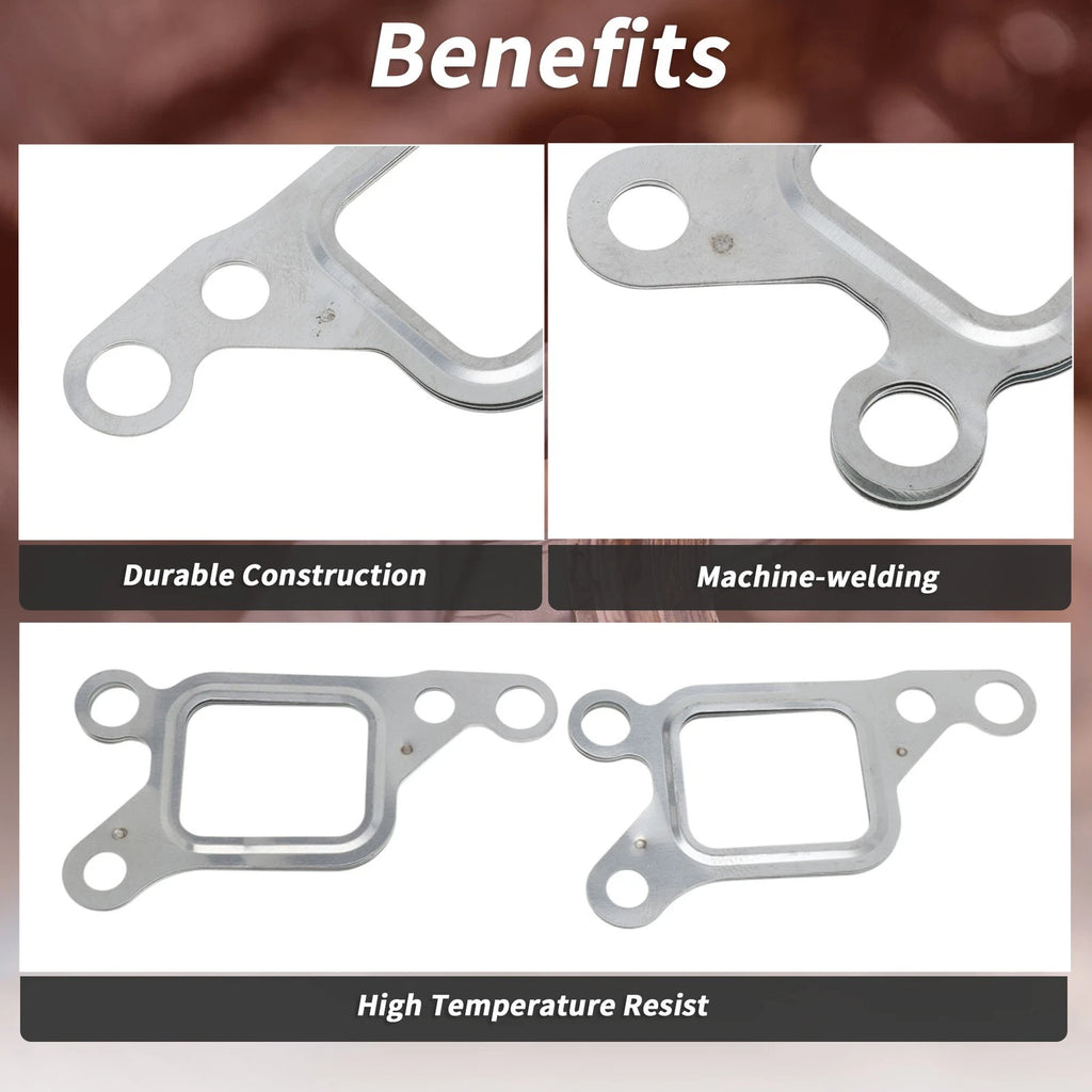 Set of 4 Exhaust Manifold Header Gaskets for Mitsubishi L200 (1996–2005) ME201356