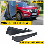 Pair Windshield Wiper Cowl Cover for Nissan Rogue (2014–2020)