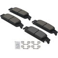 Rear Ceramic Brake Pads Kit for Chevrolet Silverado 1500/GMC Sierra 1500 (2014–2018)