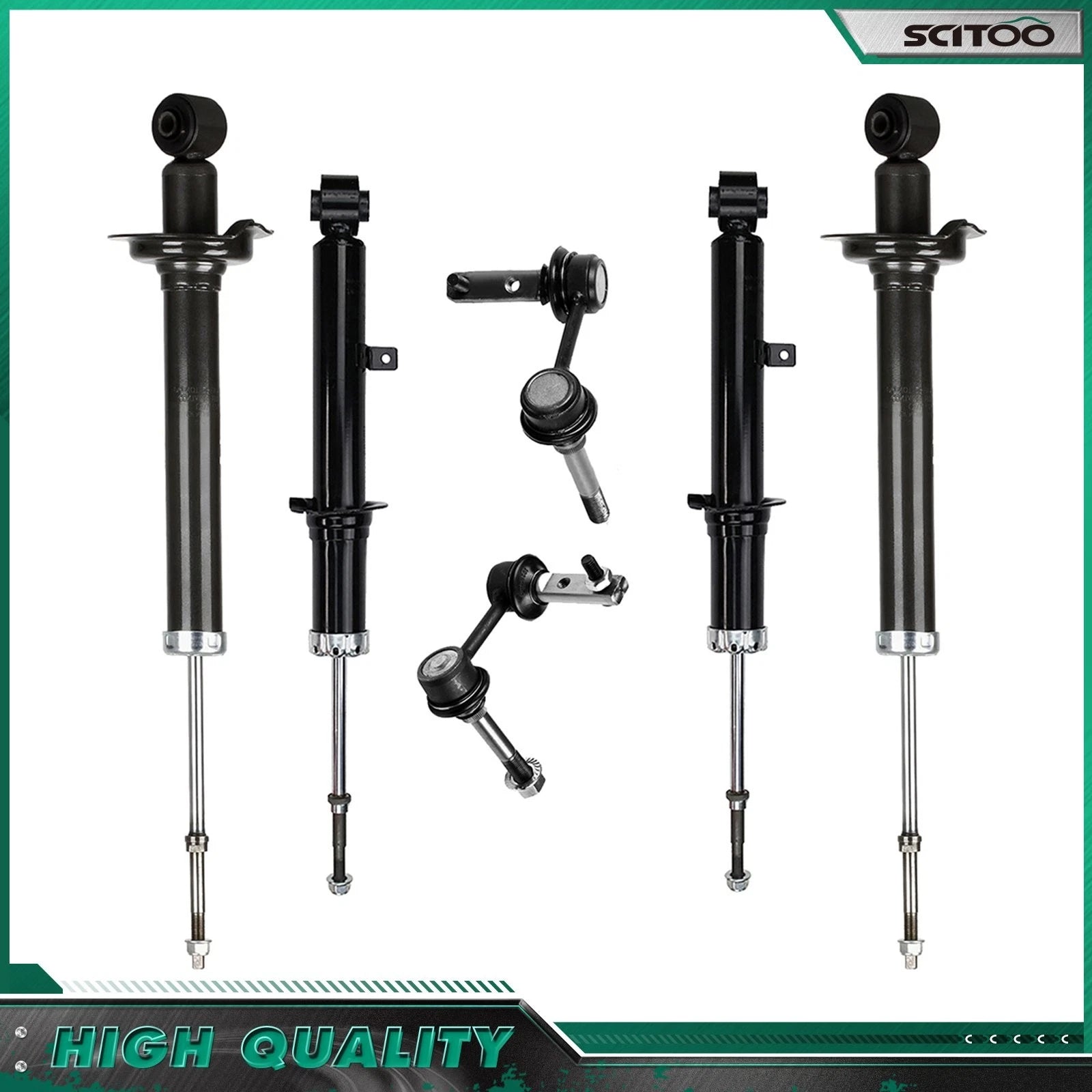 Suspension Kit for Lexus GS300 GS400 GS430 (1998–2005) - Sway Bar End Links, Shock Absorbers