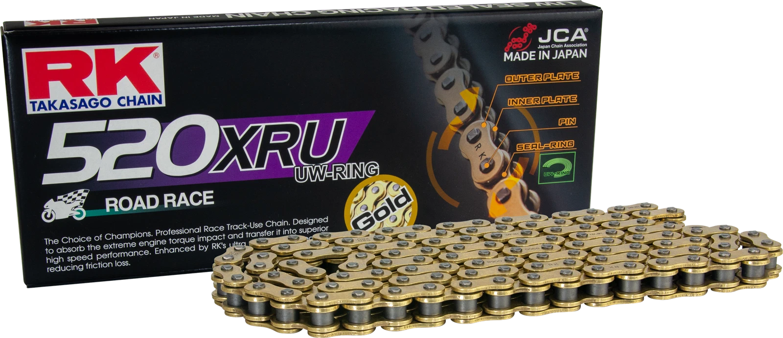Gb520xru Drive Chain for 520 X 124 Gold