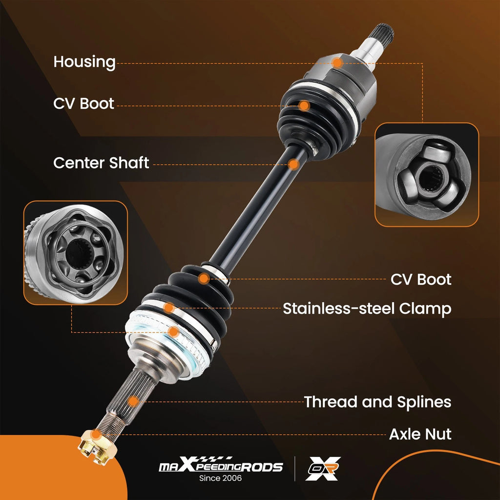 CV Axle Shaft Front Left & Right Set for Toyota Corolla (1993–2002)