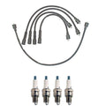Denso 7mm Wire Set & 4 U-Groove Spark Plugs for Chevy 1.8L L4