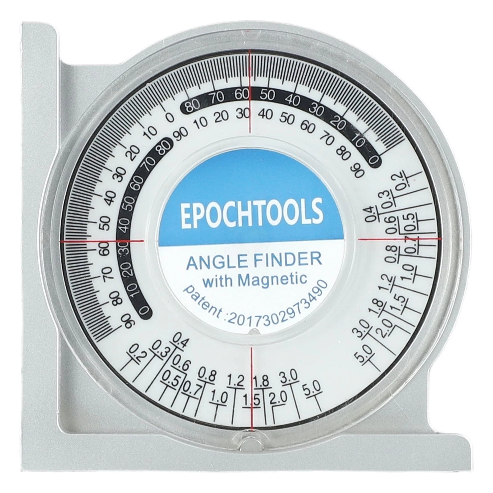 Slope Level Meter Protractor 100g 95x95x30mm ABS