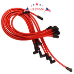 Set of 8 HEI Spark Plug Wires for Chevy BBC SBC 350 383 454 (1970–1995)