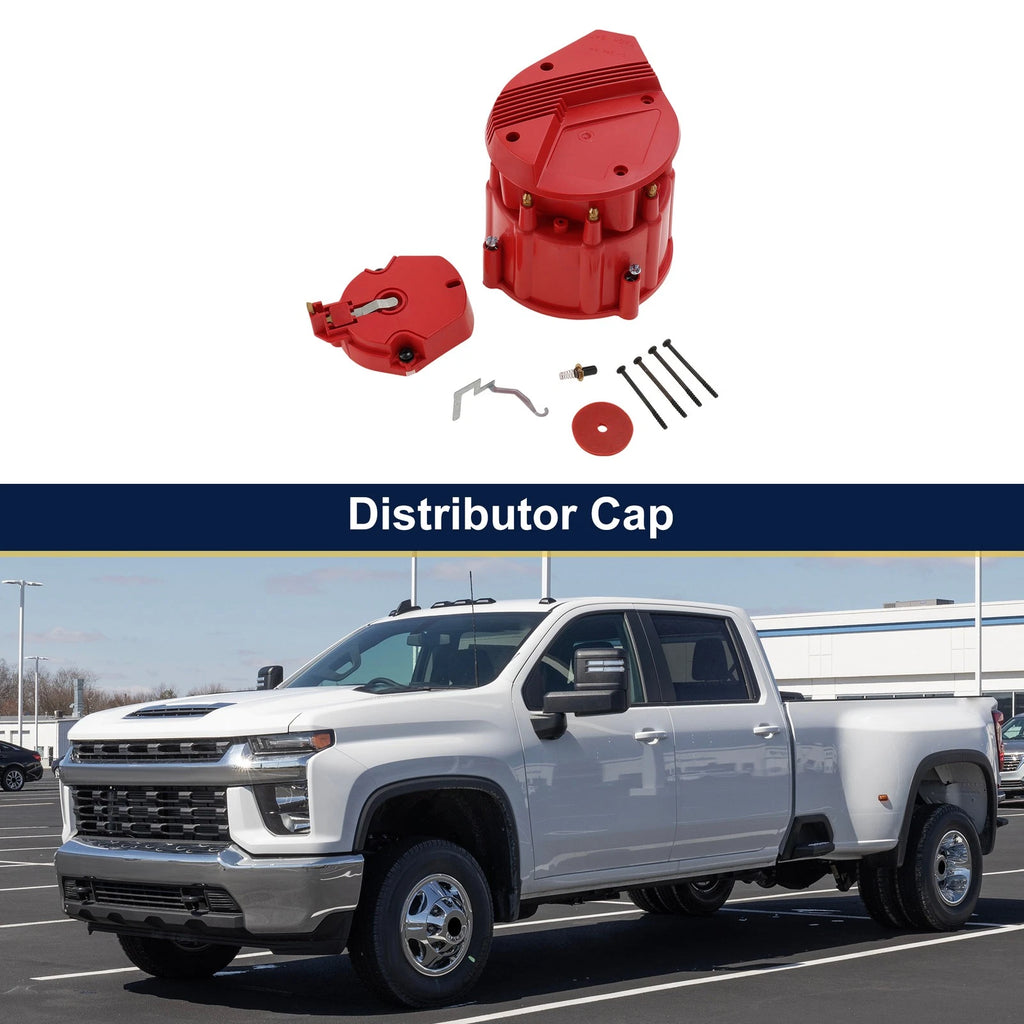Ignition Distributor Cap Set for Chevy Ford 