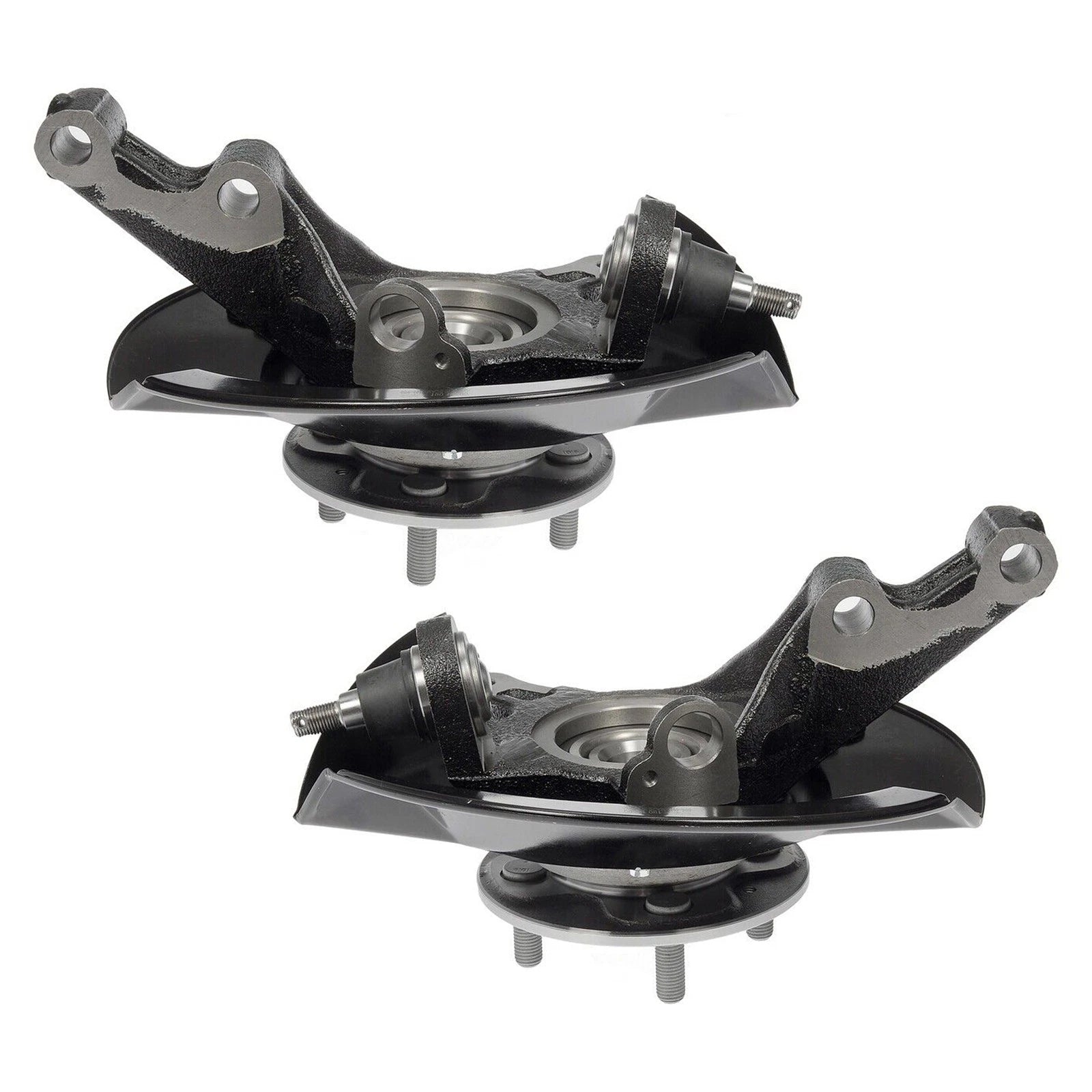 2X Wheel Hub Bearing Steering Knuckle for Honda Civic