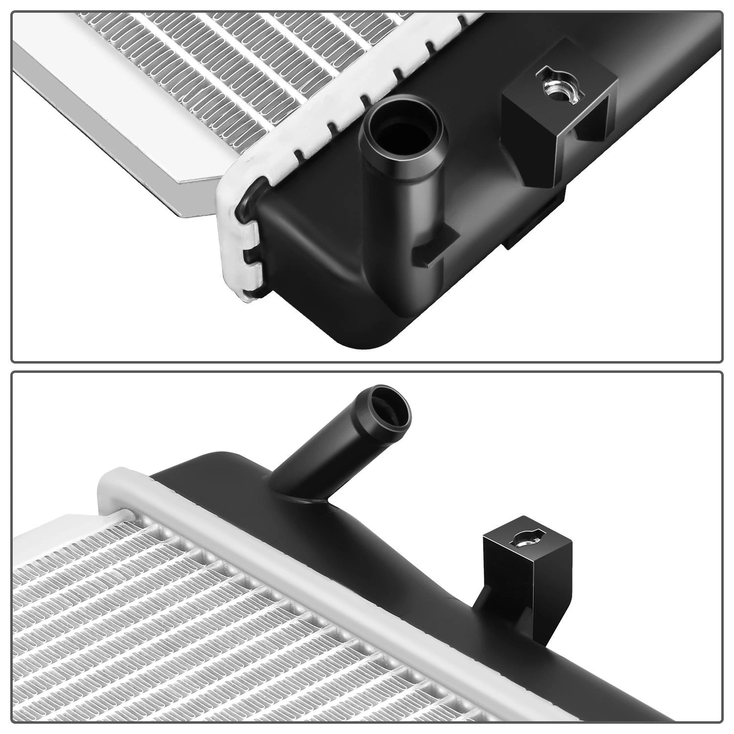 Aluminum Core 1 Row Radiator for Hyundai Ioniq, Kia Niro Hybrid (2017–2022)