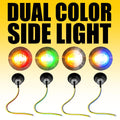 20pcs Dual Color LED Side Marker Lights for Truck Trailer 