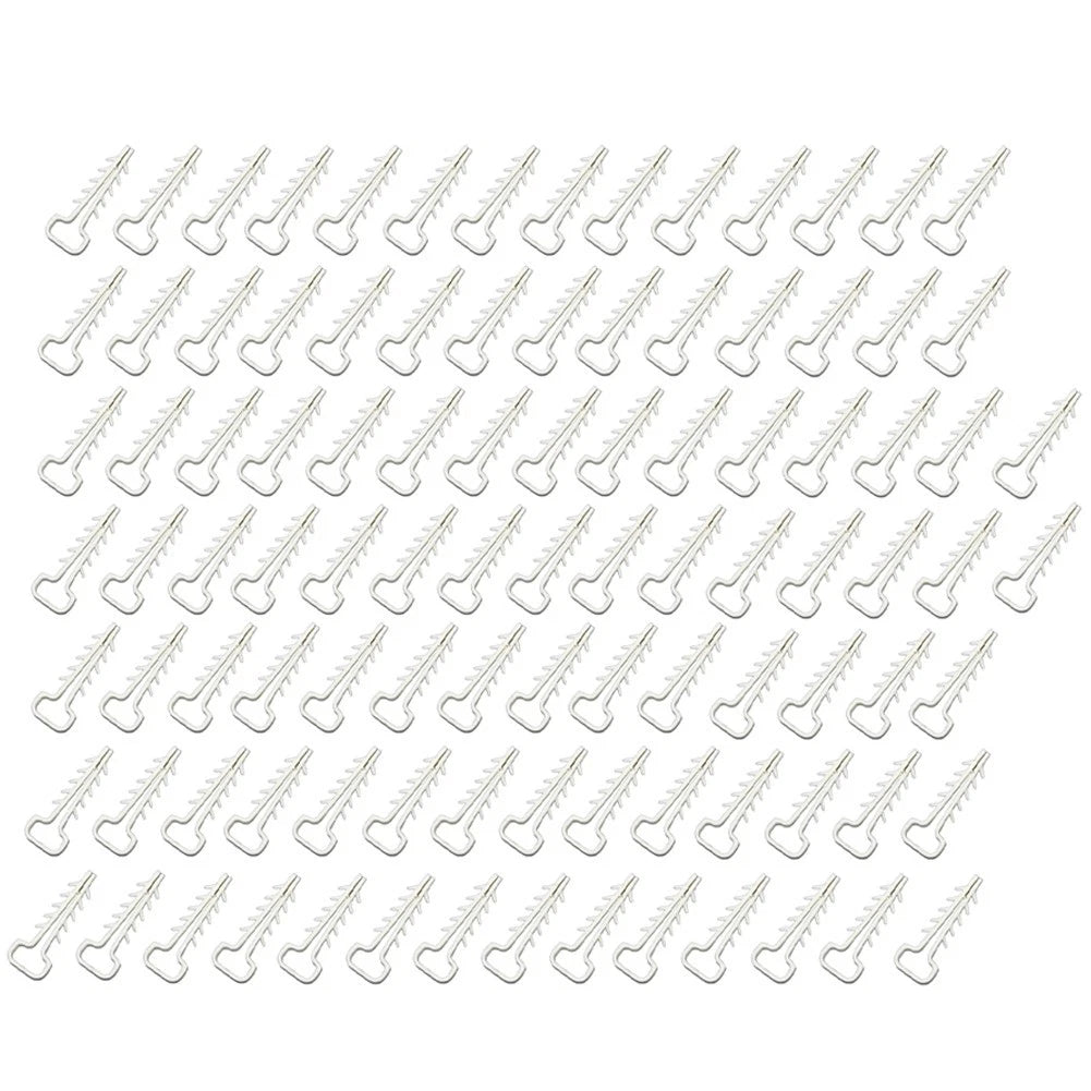 Plastic Dowel Clamp Cable Clips for Round Wire (5-8mm) Pack of 100