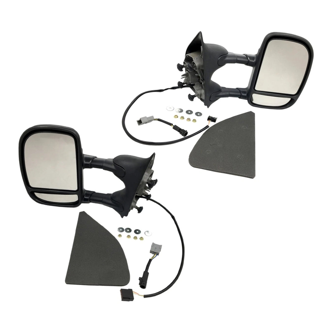 Pair Power Folding Extendable Towing Mirrors FO1321227 for Ford F-250 F-350 (2017–2022)