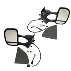 Pair Power Folding Extendable Towing Mirrors FO1321227 for Ford F-250 F-350 (2017–2022)