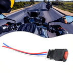 Hazard Light Switch Button for Motorcycle (Universal Fit)