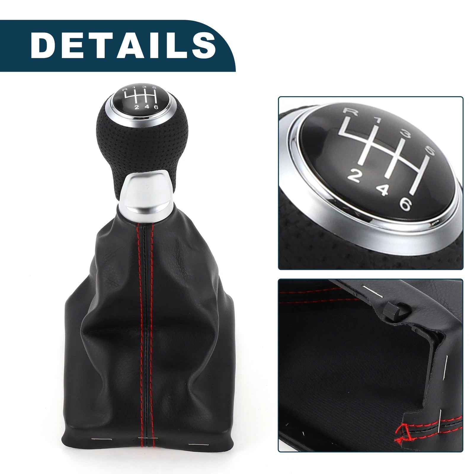 6 Speed Gear Shifter Knob with Cover No. 8K0863278H for Audi A5 (2007–2017)