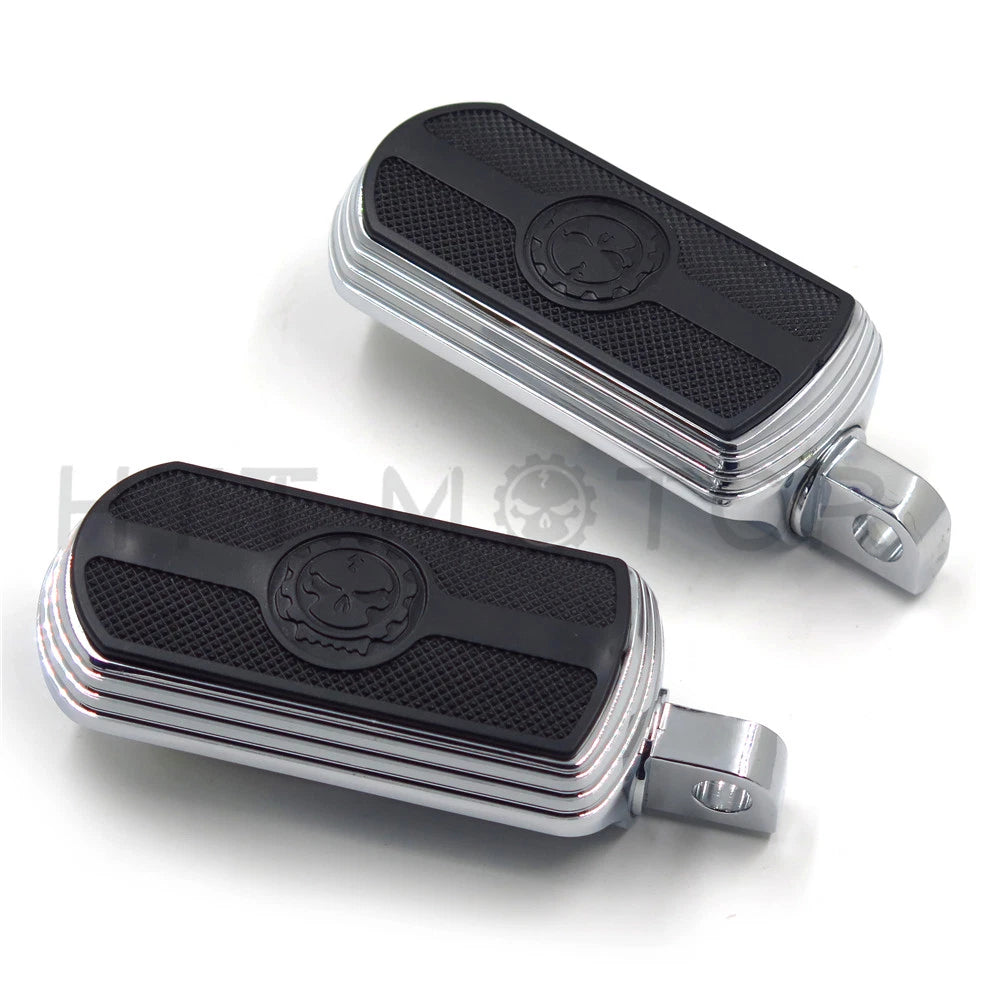 Chrome Skull Foot Peg for Harley (1984–2017)