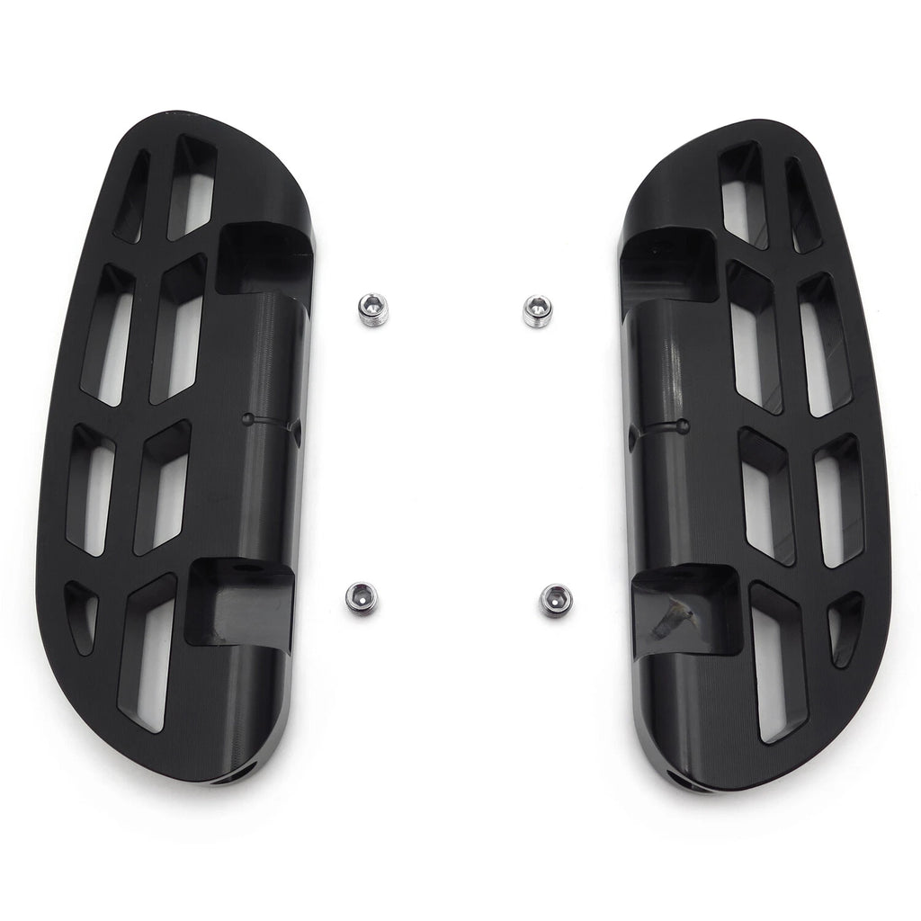 Black Dominator Passenger Footboard Knob for Harley Touring (1993–2019)